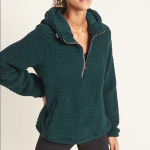Old Navy Plush Sherpa 1/2-Zip Hoodie